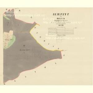 Jerzitz - m1072-1-002 - Kaiserpflichtexemplar der Landkarten des stabilen Katasters