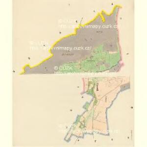 Lang Lhotta (Dlauha Lhotta) - c1130-1-001 - Kaiserpflichtexemplar der Landkarten des stabilen Katasters
