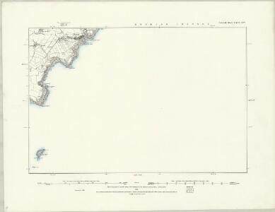 Cornwall LXV.NE - OS Six-Inch Map