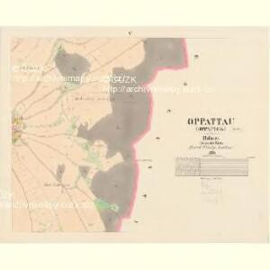 Oppattau (Oppattow) - c5482-1-004 - Kaiserpflichtexemplar der Landkarten des stabilen Katasters