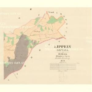 Lippein (Lippina) - m1563-1-004 - Kaiserpflichtexemplar der Landkarten des stabilen Katasters