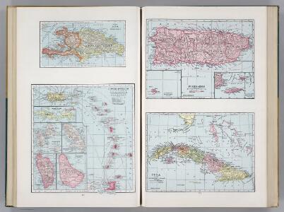 Island of Haiti.  Lesser Antilles.  Puerto Rico.  Cuba.