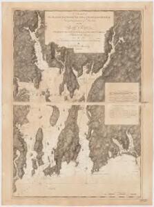 Charts of the coast and harbors of New England : from surveys taken by Saml. Holland Esqr. Survr. Genr. of Lands for the Northern District of North America and Geo. Sproule, Chas. Blaskowitz, Jam.s Grant and Thos. Wheeler his assistants : Harbor of Rhode Island and Narragansett Bay