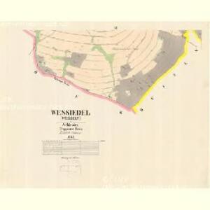 Wessiedel (Wessely) - m3358-1-006 - Kaiserpflichtexemplar der Landkarten des stabilen Katasters