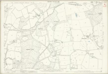 Sussex XII.3 (includes: Alfold; Cranleigh; Loxwood; Rudgwick) - 25 Inch Map
