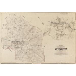Plan parcellaire de la commune de Attenhoven : avec les mutations