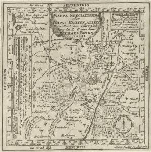 Mappa Specialissima oder Privat-Karten, allein Vorstellend den Pfarr Umfang des I. Closters Sane