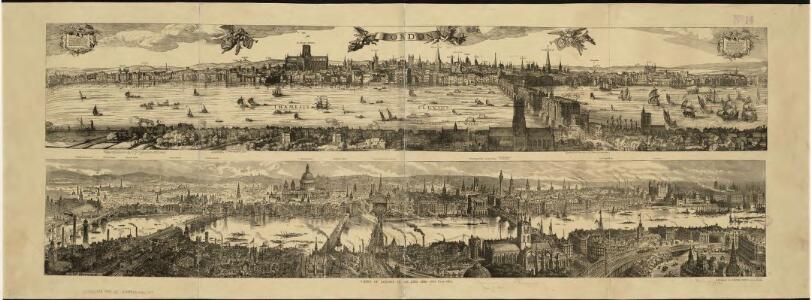 Views of London in 1616 and 1890