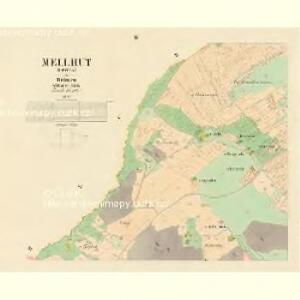Mellhut (Lhota) - c2558-2-003 - Kaiserpflichtexemplar der Landkarten des stabilen Katasters