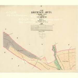 Böhmisch-Aicha (Czesky Dub) - c0983-1-002 - Kaiserpflichtexemplar der Landkarten des stabilen Katasters