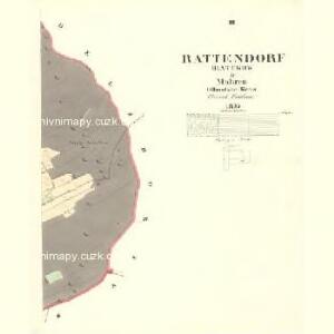 Rattendorf (Rattkow) - m2511-1-003 - Kaiserpflichtexemplar der Landkarten des stabilen Katasters