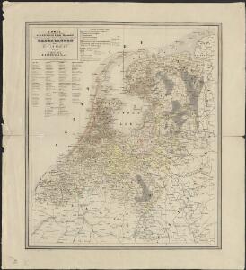 Proef eener geologische kaart van de Nederlanden