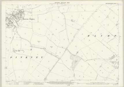 Northamptonshire LV.6 (includes: Moreton Pinkney; Weston and Weedon) - 25 Inch Map