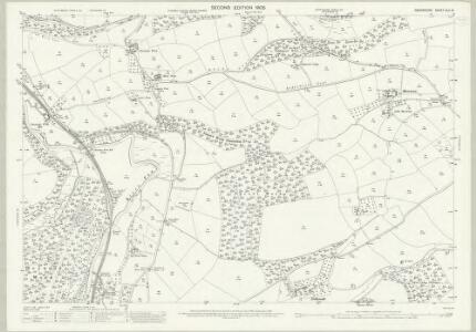 Devon XLII.8 (includes: Chawleigh; Chumleigh; Wembworthy) - 25 Inch Map