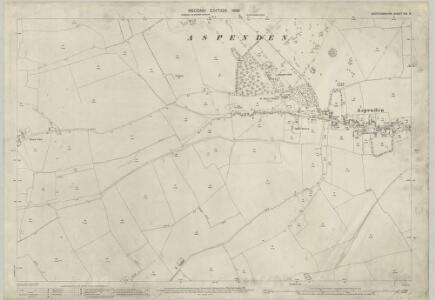 Hertfordshire XIII.8 (includes: Aspenden; Buntingford; Westmill) - 25 Inch Map