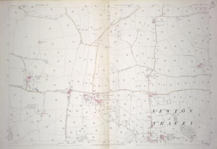 Devon XX.1 (includes: Fremington; Horwood; Newton Tracey; Tawstock) - 25 Inch Map