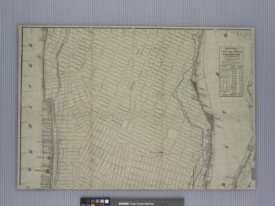 New map of that part of the city of New York south from 20th Street on the Hudson & 35th Street on the East River : showing the position of Greenwich, Washington and West Streets on the Hudson River, and Pearl, Water, Front, Cherry & Tompkins Sts. on the