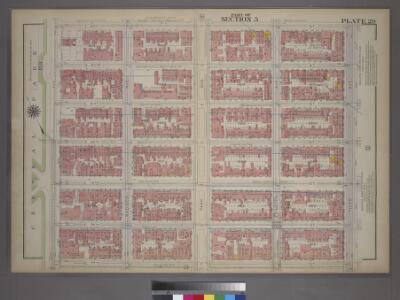 Plate 29, Part of Section 5: [Bounded by E. 83rd Street, Third Avenue, E. 77th Street and (Central Park) Fifth Avenue.]