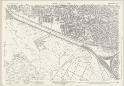 Glamorgan XLIII.14 (includes: Cardiff; Lecwith) - 25 Inch Map