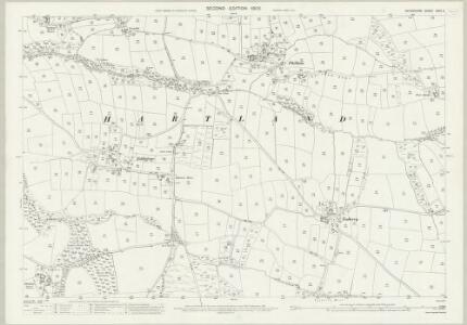 Devon XXVII.2 (includes: Hartland) - 25 Inch Map