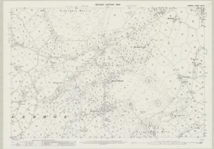 Cornwall LXXV.3 (includes: Breage; Germoe) - 25 Inch Map