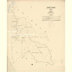 Kowatsch (Kowac) - c3433-1-004 - Kaiserpflichtexemplar der Landkarten des stabilen Katasters