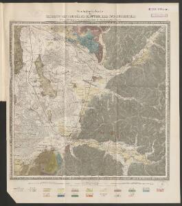 Geologische Karte der Umgebungen der Bäder Glotterthal und Suggenthal
