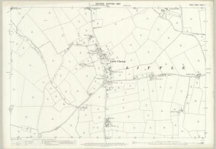 Essex (1st Ed/Rev 1862-96) XXXVIII.11 (includes: Great Clacton; Little Clacton) - 25 Inch Map