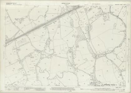 Berkshire XXX.14 (includes: Hurst St Nicholas; Ruscombe; Twyford; Woodley and Sandford) - 25 Inch Map