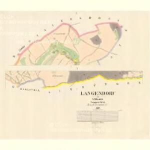 Langendorf - m0452-1-001 - Kaiserpflichtexemplar der Landkarten des stabilen Katasters