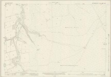 Northumberland (New Series) CVI.7 (includes: Hexhamshire High Quarter; Shotley High Quarter; Slaley) - 25 Inch Map