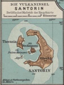Die Vulkaninsel Santorin