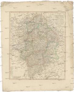 Karte vom Koenigreich Baiern in Kreise eingetheilt