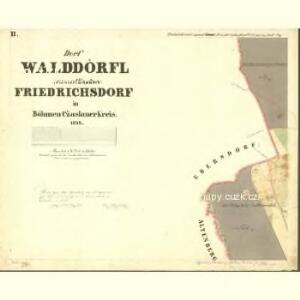 Walddörfl - c0096-1-002 - Kaiserpflichtexemplar der Landkarten des stabilen Katasters