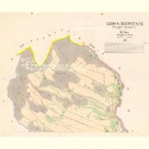 Gross Drewitsch (Welky Drewyce) - c8446-1-001 - Kaiserpflichtexemplar der Landkarten des stabilen Katasters
