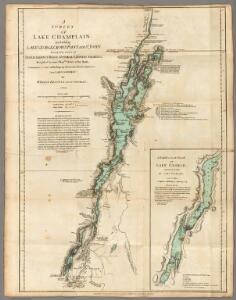A Survey of Lake Champlain, including Lake George, Crown Point and St. John.