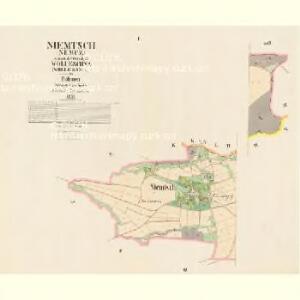 Niemtsch (Němcz) - c5115-1-001 - Kaiserpflichtexemplar der Landkarten des stabilen Katasters