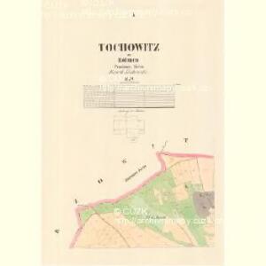 Tochowitz - c7938-1-001 - Kaiserpflichtexemplar der Landkarten des stabilen Katasters