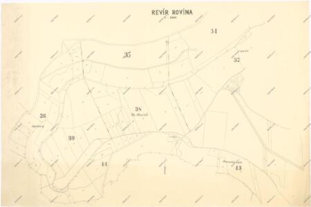 Mapa polesí Rovina, druhý exemplář 1