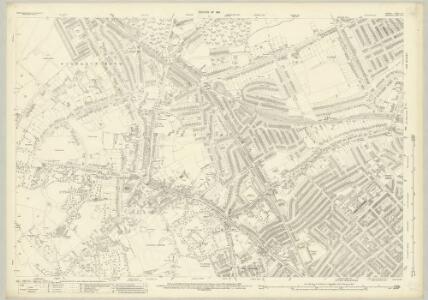 London (1915- Numbered sheets) II.9 (includes: Hornsey St Mary; Islington; St Pancras) - 25 Inch Map