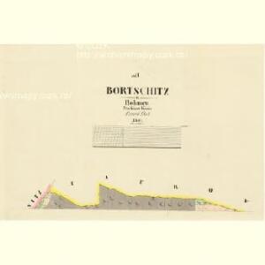Bortschitz - c0364-1-002 - Kaiserpflichtexemplar der Landkarten des stabilen Katasters