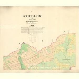 Stiudlow - m3065-1-002 - Kaiserpflichtexemplar der Landkarten des stabilen Katasters