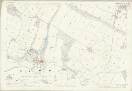 Warwickshire XVIII.14 (includes: Monks Kirby; Pailton; Willey) - 25 Inch Map
