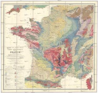 Carte géologique de la France 1/1 000 000