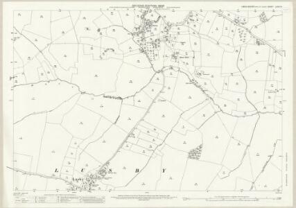 Lincolnshire LXXIV.14 (includes: Hagworthingham; Lusby; Mavis Enderby) - 25 Inch Map
