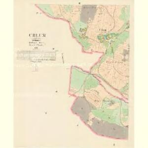 Chlum - c2531-1-003 - Kaiserpflichtexemplar der Landkarten des stabilen Katasters