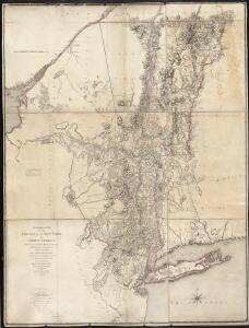 A chorographical map of the Province of New-York in North America, divided into counties, manors, patents and townships, exhibiting likewise all the private grants of land made and located in that Province