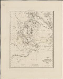Carte de l'Abyssinie, du pays des Galla, de Choa et d'Ifat