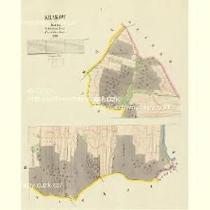 Krakow - c3485-1-001 - Kaiserpflichtexemplar der Landkarten des stabilen Katasters