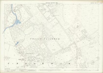 Hampshire and Isle of Wight XX.7 (includes: Crondall; Fleet) - 25 Inch Map